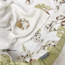 Protectie somn – Baby Nest Flori de bumbac